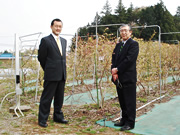 弊社社長佐々木と菅原さん
